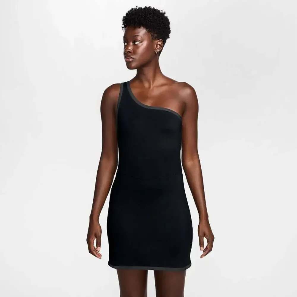 Nike Women's One Dri-FIT One-Shoulder Training Dress NWT